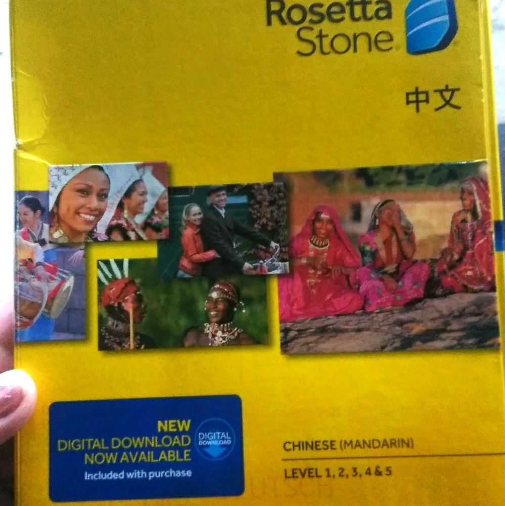 Rosetta Stone chinese (Mandarin) levels 1,2,3,4,&5